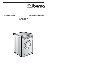 Manuale Iberna LB ILFE 858 T Lavatrice