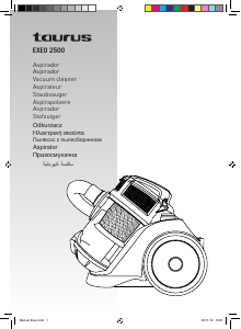 Manual de uso Taurus Exeo 2500 Aspirador