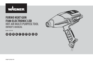 Manual de uso Wagner F500 Furno Decapador por aire caliente