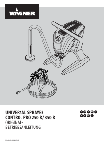 Manual de uso Wagner Control Pro 350 R Sistema de pintura