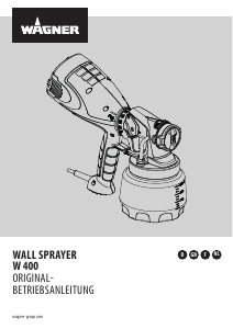 Manual Wagner W 400 WallSprayer Paint Sprayer