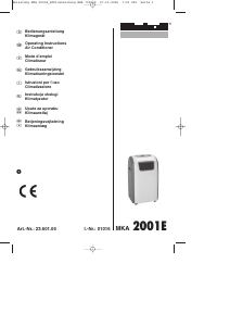 Bedienungsanleitung Einhell MKA 2001 E Klimagerät