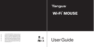 Manual Targus AMW58US Mouse