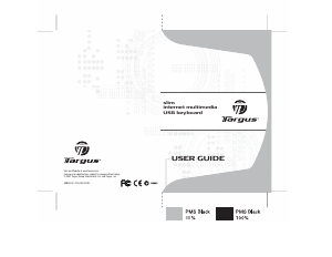 Manual Targus AKB04US Keyboard