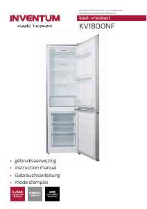 Manual Inventum KV1800NF Fridge-Freezer