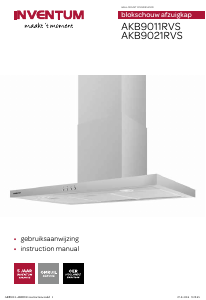 Manual Inventum AKB9011RVS Cooker Hood