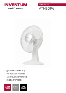 Mode d’emploi Inventum VTM301W Ventilateur