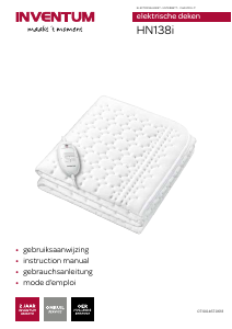 Manual Inventum HN138i Electric Blanket