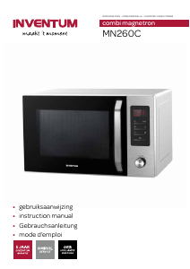 Manual Inventum MN260C Microwave