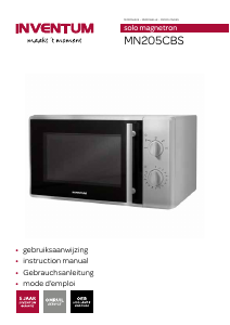 Manual Inventum MN205CBS Microwave
