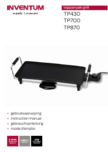 Manual Inventum TP700 Table Grill