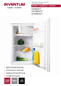 Mode d’emploi Inventum IVVR85WIT Réfrigérateur