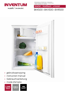 Mode d’emploi Inventum BKK500 Réfrigérateur