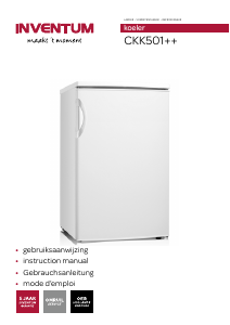 Manual Inventum CKK501++ Refrigerator