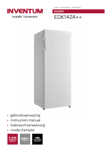 Mode d’emploi Inventum EDK142A++ Réfrigérateur