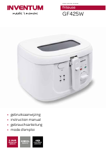 Manual Inventum GF425W Deep Fryer