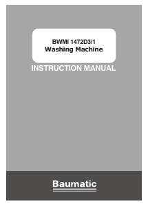 Handleiding Baumatic BWMI1472D3/1 Wasmachine
