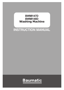 Handleiding Baumatic BWMI147D-80 Wasmachine