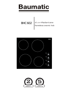 Manual Baumatic BHC602 Hob