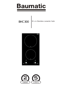 Handleiding Baumatic BHC300 Kookplaat