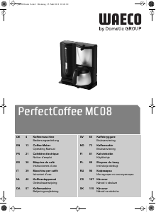 Bruksanvisning Waeco PerfectCoffee MC08 Kaffemaskin