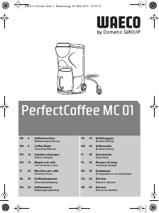 Manual Waeco PerfectCoffee MC01 Coffee Machine