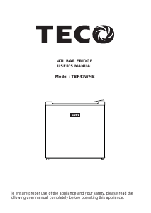 Manual TECO TBF47WMB Refrigerator