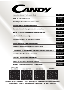 Manual Candy CIB640DV3 Hob