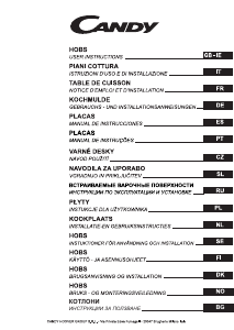 Mode d’emploi Candy CH742B Table de cuisson