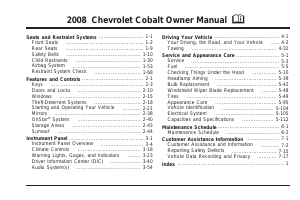 Manual Chevrolet Cobalt (2008)