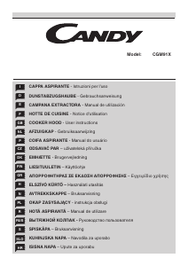 Instrukcja Candy CGM91X Okap kuchenny