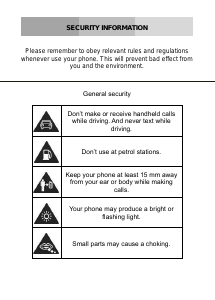 Manual de uso Yezz Andy 4EI Teléfono móvil