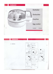 Handleiding Tomado TM-8501 Eierkoker