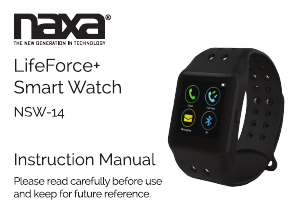 Handleiding Naxa NSW-14 Smartwatch