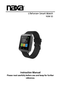 Handleiding Naxa NSW-15 Smartwatch
