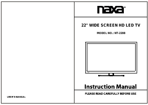 Manual Naxa NT-2208 LED Television