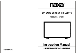 Handleiding Naxa NT-2409 LED televisie