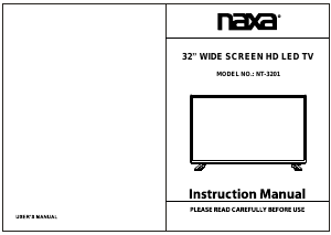 Manual Naxa NT-3201 LED Television