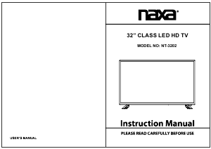Manual Naxa NT-3202 LED Television
