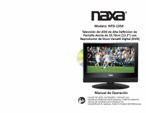 Manual de uso Naxa NTD-1354 Televisor de LED