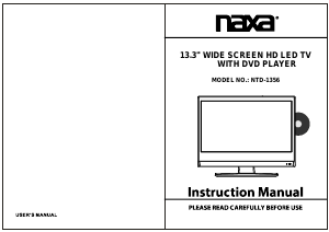 Manual Naxa NTD-1356 LED Television