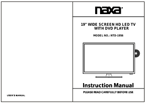 Handleiding Naxa NTD-1956 LED televisie