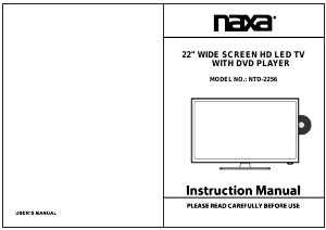 Manual Naxa NTD-2256 LED Television