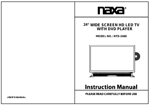 Manual Naxa NTD-2460 LED Television