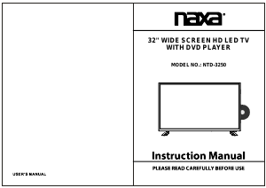 Manual Naxa NTD-3250 LED Television