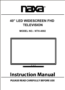 Manual Naxa NTH-4002 LED Television