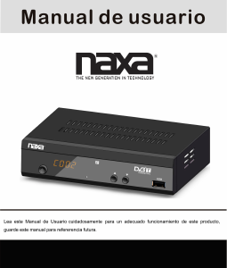Manual de uso Naxa NT-52 Receptor digital