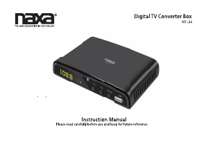 Manual Naxa NT-54 Digital Receiver