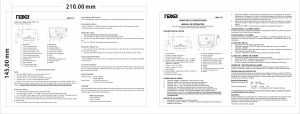 Manual de uso Naxa NRC-173 Radiodespertador