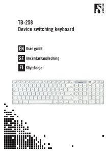 Handleiding Deltaco TB-258 Toetsenbord